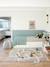 Pouf enfant en coton ball Naturel, bleu vintage, miel, toffee 4 - vertbaudet enfant 