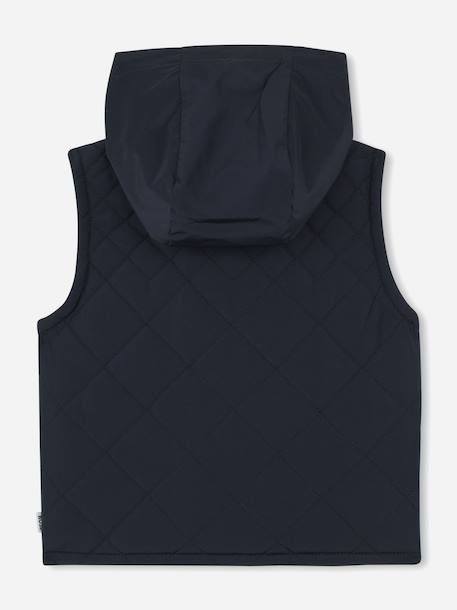 Blouson matelassé sans manches Bleu foncé 2 - vertbaudet enfant 