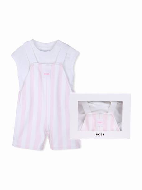 Ensemble en coffret Rose clair / blanc 1 - vertbaudet enfant 