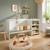Lit bébé combiné évolutif en bois - first Blanc+Blanc/marron 1 - vertbaudet enfant 