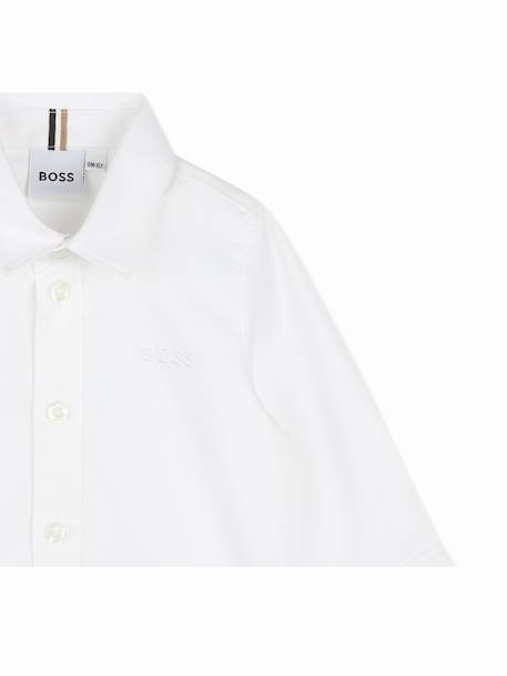 Chemise manches longues Blanc 3 - vertbaudet enfant 