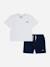 Ensemble 2 pièces Bright white+Dress blues 1 - vertbaudet enfant 