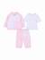 Ensemble 3 pièces Rose / blanc 1 - vertbaudet enfant 