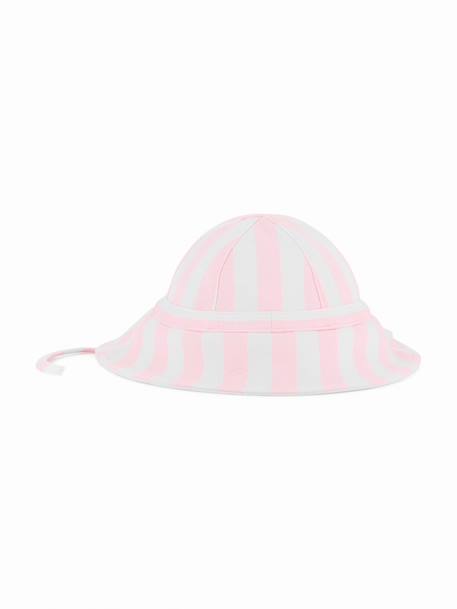 Bob avec attaches Blanc / rose 2 - vertbaudet enfant 