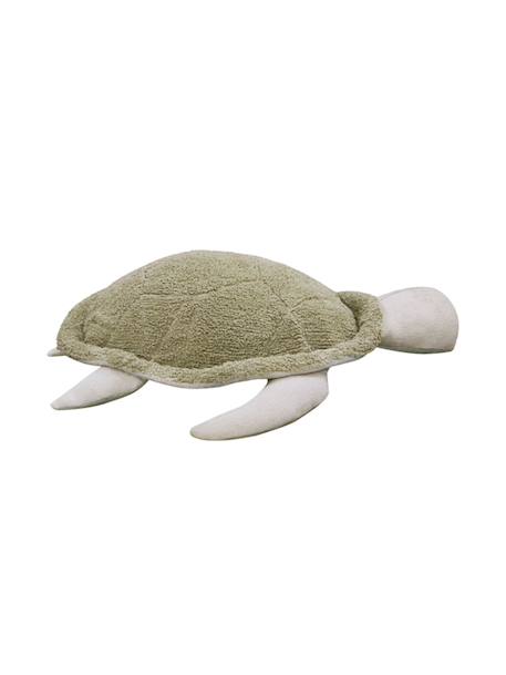 Pouf enfant en coton mrs. Turtle Olive, naturel 2 - vertbaudet enfant 