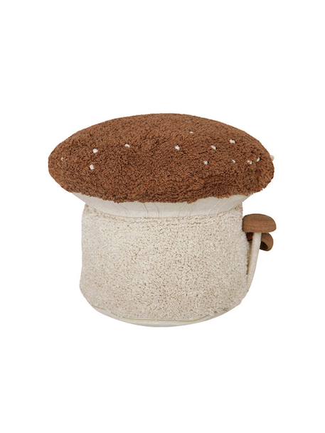 Pouf enfant en coton boletus Toffee, naturel 2 - vertbaudet enfant 