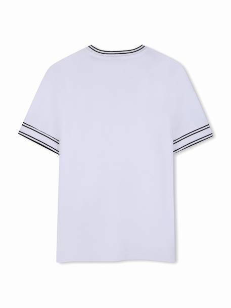T-shirt  à manches courtes Blanc+Noir 2 - vertbaudet enfant 