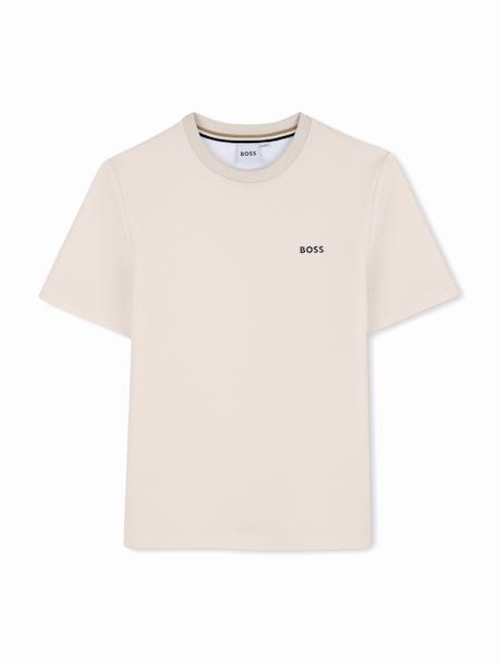 T-shirt  à manches courtes Beige 1 - vertbaudet enfant 