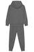 Ensemble deux pièces pour enfant sweat à capuche et pantalon Ecru+Gris 8 - vertbaudet enfant 