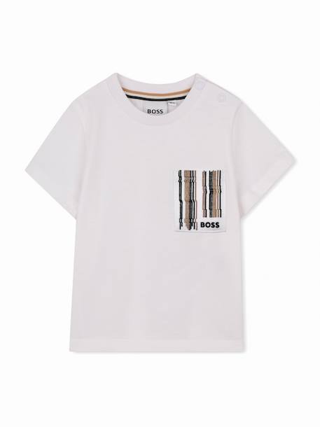 T-shirt à manches courtes Blanc 1 - vertbaudet enfant 