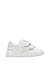 Baskets en cuir pinn vl. Blanc-+Blanc-bleu clair-rouge 1 - vertbaudet enfant 