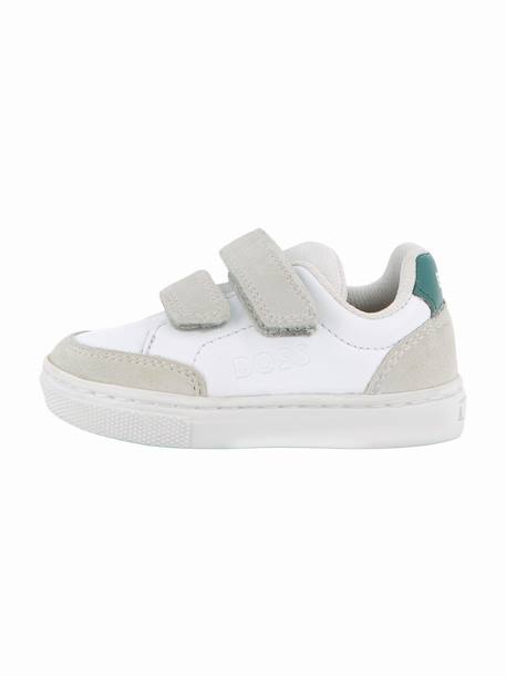 Baskets garçon à scratchs Blanc 2 - vertbaudet enfant 