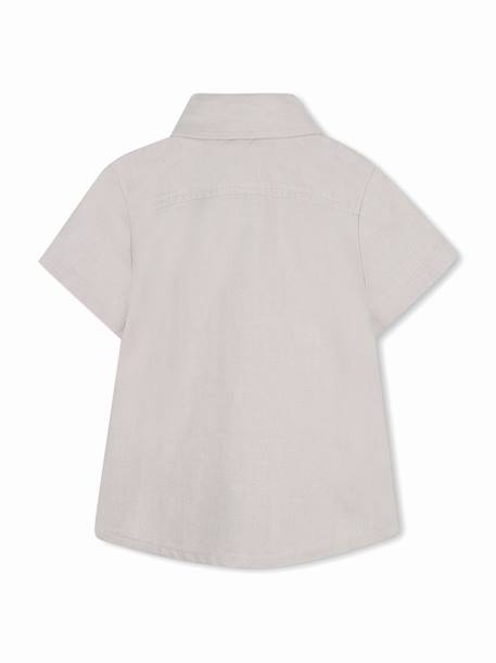 Chemise à manches courtes Ivoire 2 - vertbaudet enfant 