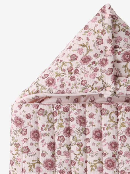 Nid d'ange enveloppant en coton Bord de mer+Cherry+Dans les bois+imprimé grenier+Mon coeur+Nuages+rose imprimé 47 - vertbaudet enfant 