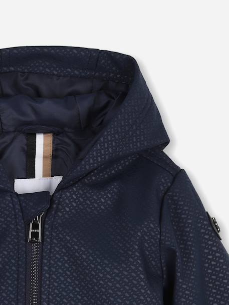 Blouson à capuche Bleu foncé 3 - vertbaudet enfant 