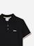 Polo à manches courtes Noir 3 - vertbaudet enfant 