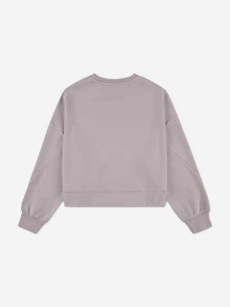 Sweat col rond Violet 2 - vertbaudet enfant 