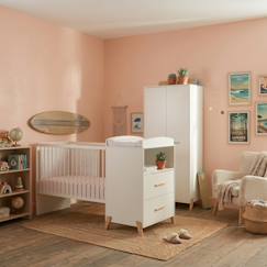 Lit bébé combiné evolutif en bois - joy  - vertbaudet enfant