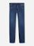 Jean coupe slim Bleu foncé 1 - vertbaudet enfant 