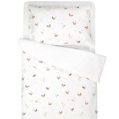 Linge de maison et décoration-Linge de lit bébé-Parure de lit réversible gallina