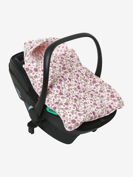 Nid d'ange enveloppant en coton Bord de mer+Cherry+Dans les bois+imprimé grenier+Mon coeur+Nuages+rose imprimé 46 - vertbaudet enfant 