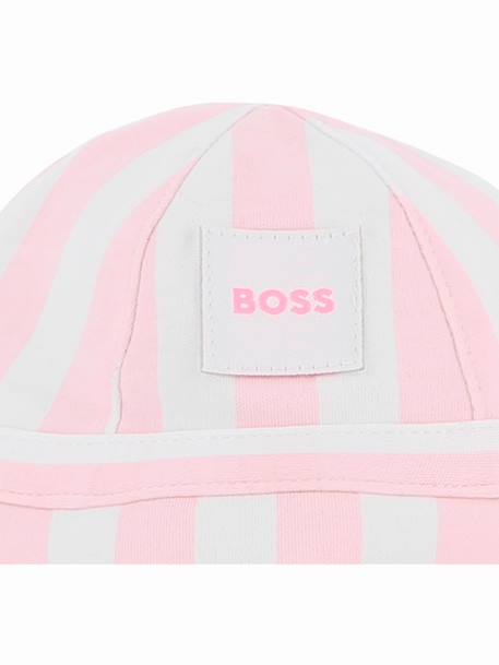 Bob avec attaches Blanc / rose 4 - vertbaudet enfant 