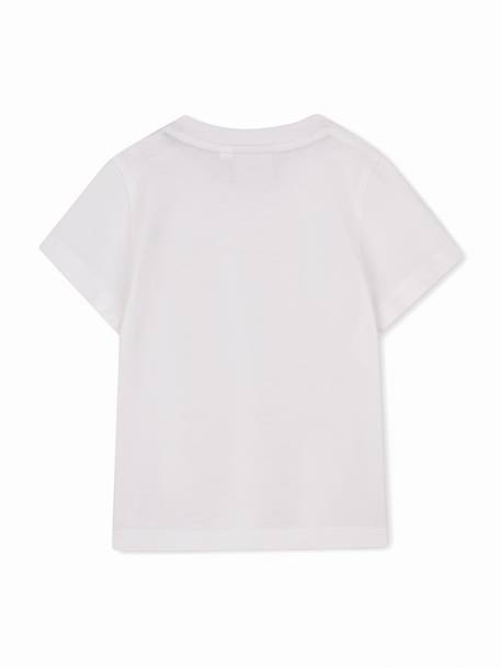 T-shirt à manches courtes Blanc 2 - vertbaudet enfant 