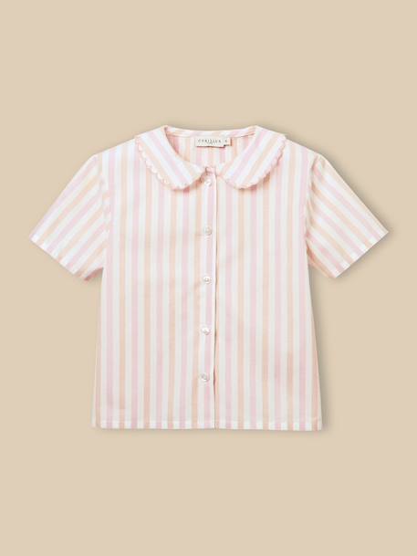 Pyjama rayé fille Rayure rose 3 - vertbaudet enfant 