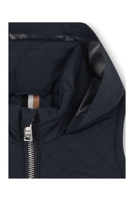 Blouson matelassé sans manches Bleu foncé 3 - vertbaudet enfant 
