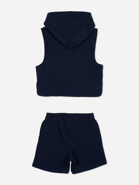 Ensemble 3 pièces Beige+Bleu foncé / blanc 9 - vertbaudet enfant 
