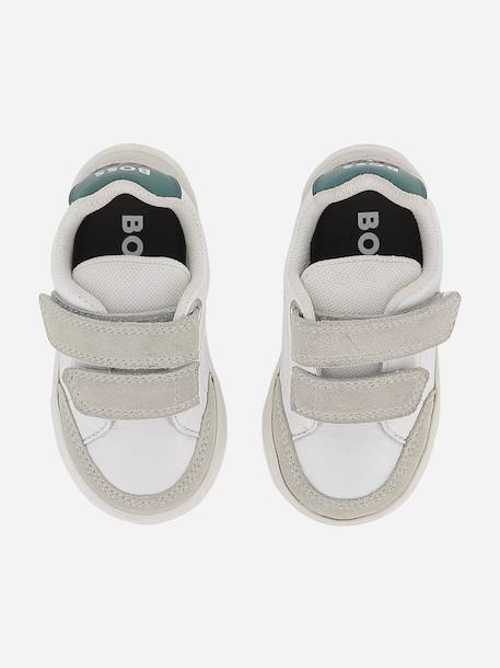 Baskets garçon à scratchs Blanc 4 - vertbaudet enfant 