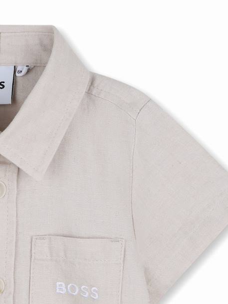 Chemise à manches courtes Ivoire 3 - vertbaudet enfant 