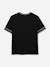 T-shirt  à manches courtes Blanc+Noir 5 - vertbaudet enfant 