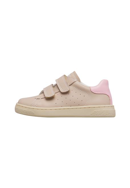 Baskets en cuir hasselt 2 vl. Beige-rose 3 - vertbaudet enfant 