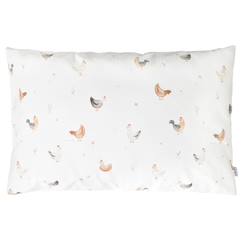 Linge de maison et décoration-Linge de lit bébé-Taie d'oreiller-Taie d'oreiller en satin de coton réversible gallina