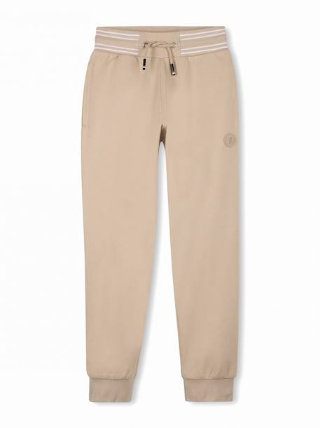 Jogging taille élastique Beige 1 - vertbaudet enfant 