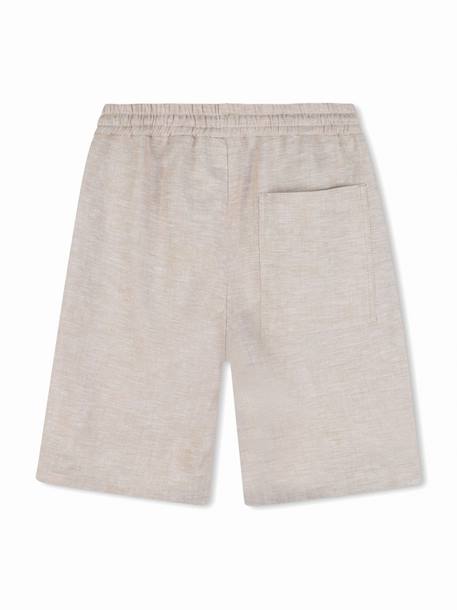 Short en lin Ivoire 2 - vertbaudet enfant 