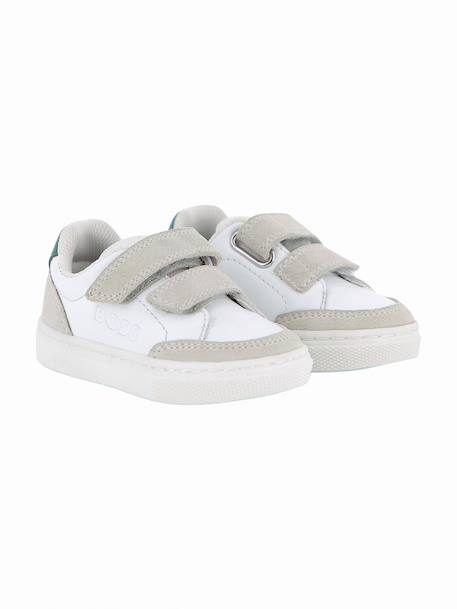Baskets garçon à scratchs Blanc 3 - vertbaudet enfant 