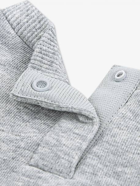 Ensemble garçon 2 pièces en coton Grey heather+Noir 4 - vertbaudet enfant 
