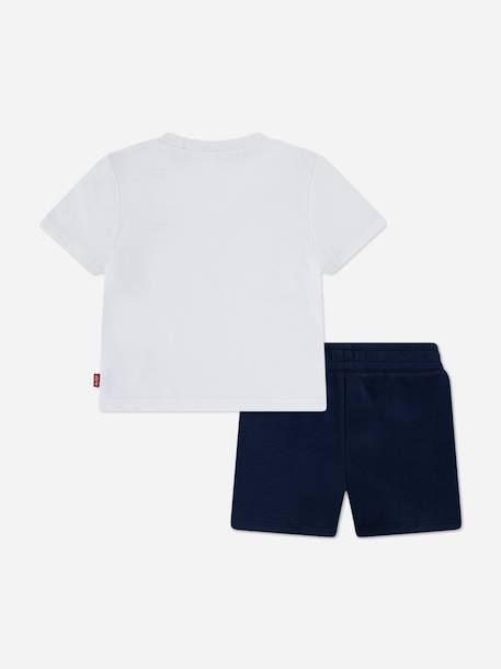 Ensemble 2 pièces Bright white+Dress blues 2 - vertbaudet enfant 