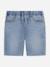 Short taille élastique Bleu foncé+Stone blue denim 3 - vertbaudet enfant 