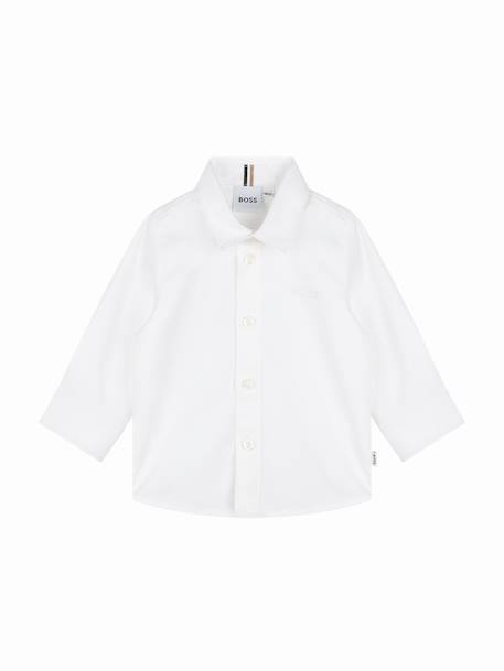 Chemise manches longues Blanc 1 - vertbaudet enfant 