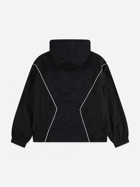 Veste légère à capuche avec fermeture zippée Black 2 - vertbaudet enfant 