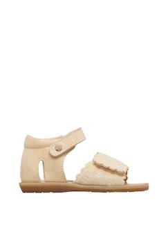 Chaussures-Sandales en suède avec imprimé marguerites maya embr