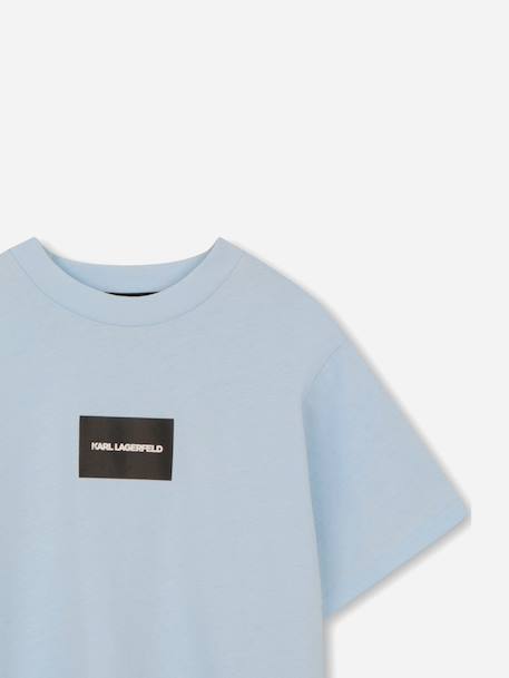 T-shirt  à manches courtes Bleu country air+Noir 3 - vertbaudet enfant 