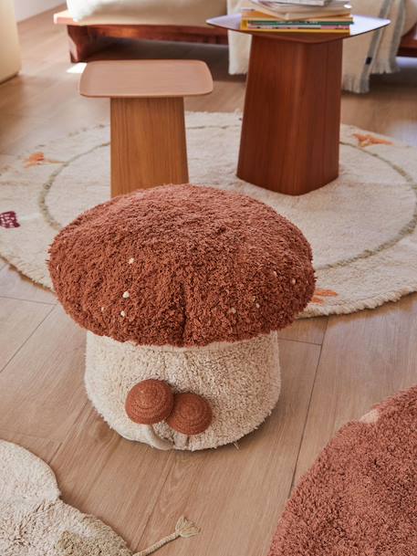 Pouf enfant en coton boletus Toffee, naturel 3 - vertbaudet enfant 