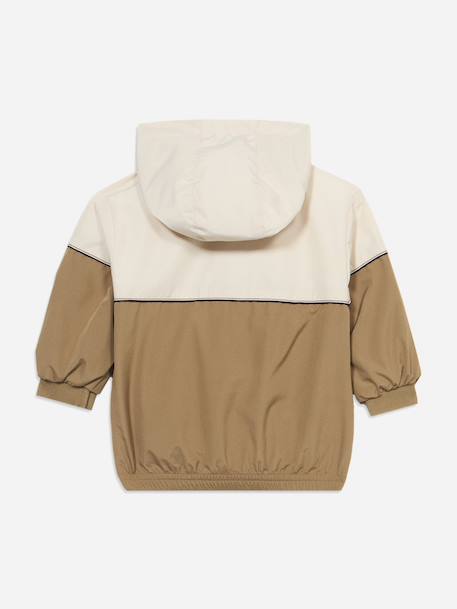 Blouson à capuche Taupe 2 - vertbaudet enfant 