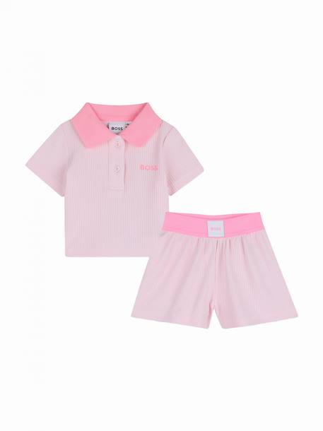 Ensemble 2 pièces Rose 1 - vertbaudet enfant 