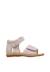Sandales en daim avec imprimé cerises maya embr Rose poudré- 1 - vertbaudet enfant 