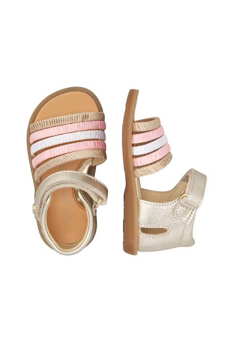 Sandales en cuir rubino Platine-multicolore 4 - vertbaudet enfant 
